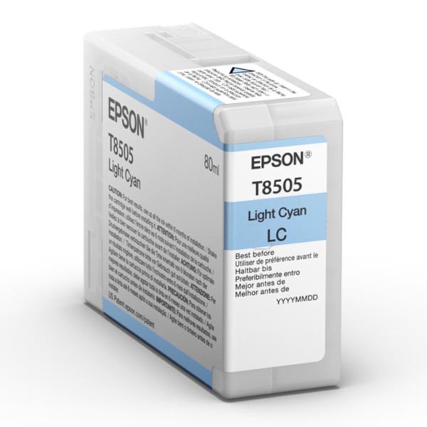E-shop Epson originál ink C13T850500, light cyan, 80ml, Epson SureColor SC-P800, light cyan