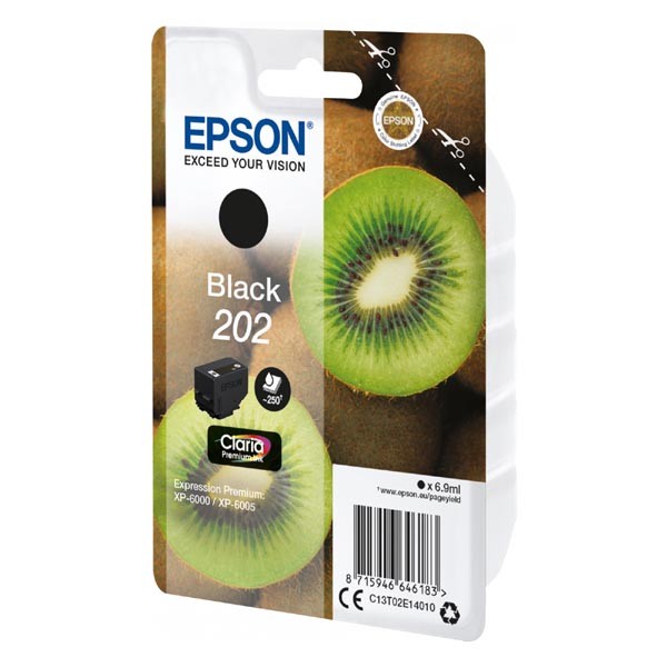 E-shop Epson originál ink C13T02E14010, 202, black, 1x6.9ml, Epson XP-6000, XP-6005, čierna