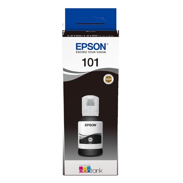 E-shop Epson originál ink C13T03V14A, 101, black, 127ml, Epson EcoTank L6160,L6170,L6190,L4150,L4160, čierna