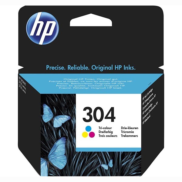 E-shop HP originál ink N9K05AE#301, HP 304, Tri-color, blister, 100str., HP DeskJet 2620,2630,2632,2633,3720,3730,3732,3735, farebná