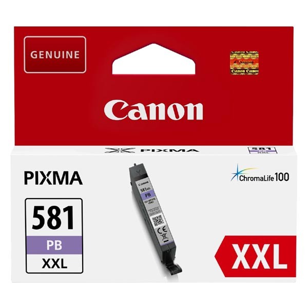 E-shop Canon originál ink CLI-581PB XXL, photo blue, 11.7ml, 1999C001, very high capacity, Canon PIXMA TR7550, TR8550, TS6150, TS8150, TS, photo blue