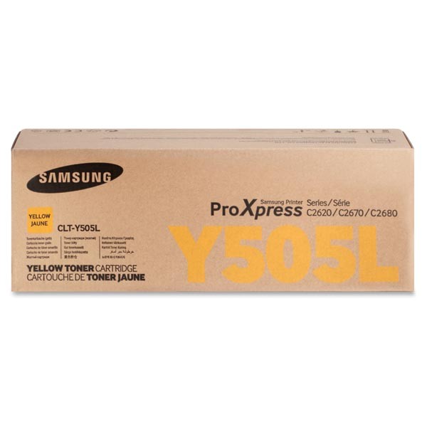 HP originál toner SU512A, CLT-Y505L, yellow, 3500str., Y505L, high capacity, Samsung O, žltá