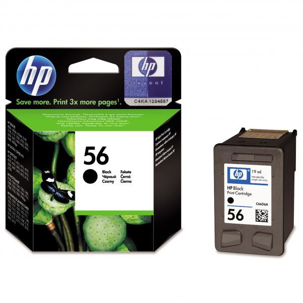 HP originál ink C6656AE, HP 56, black, 520str., 19ml, HP DeskJet 450, 5652, 5150, 5850, psc-7150, OJ-6110, čierna
