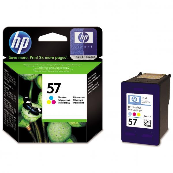 E-shop HP originál ink C6657AE, HP 57, color, 500str., 17ml, HP DeskJet 450, 5652, 5150, 5850, psc-7150, OJ-6110, farebná