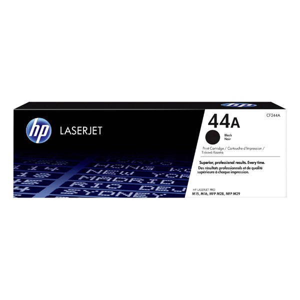 E-shop HP originál toner CF244A, black, HP 44A, HP LaserJet Pro M14, M15, M17, M28, O, čierna