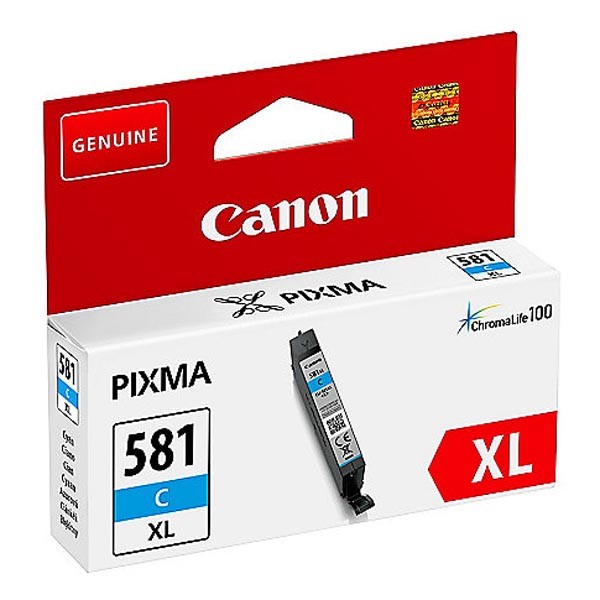 E-shop Canon originál ink CLI-581C XL, cyan, 8,3ml, 2049C001, very high capacity, Canon PIXMA TR7550,TR8550,TS6150,TS6151,TS8150,TS8151, azurová