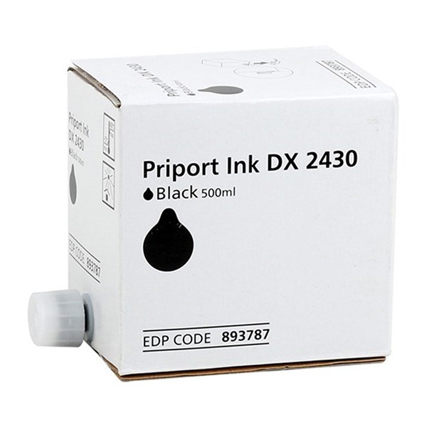 E-shop Ricoh originál ink 893787, black, 817222, 5ks, Ricoh DX2330, DX2430, čierna