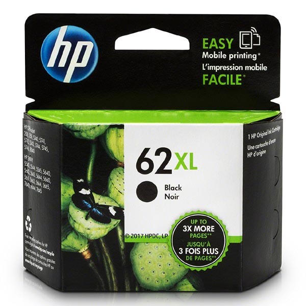 E-shop HP originál ink C2P05AE, HP 62XL, black, 600str., HP Envy 5540,5541,5542,5543,5544,5546,5547,5548,5549, čierna