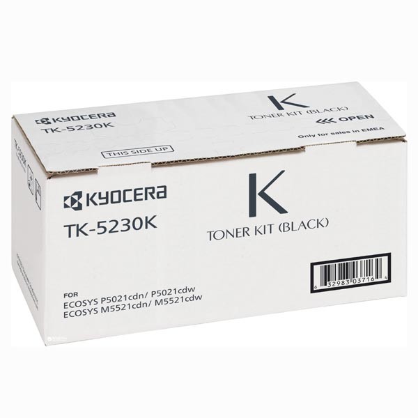 E-shop Kyocera originál toner TK-5230K, black, 2600str., 1T02R90NL0, Kyocera M5521cdn,M5521cdw, P5021cd,P5021cdw, O, čierna