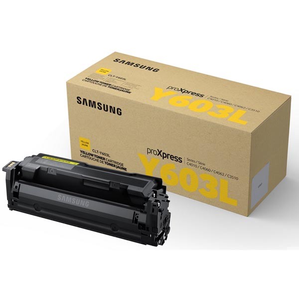 HP originál toner SU557A, CLT-Y603L, yellow, 10000str., Y603L, high capacity, Samsung O, žltá