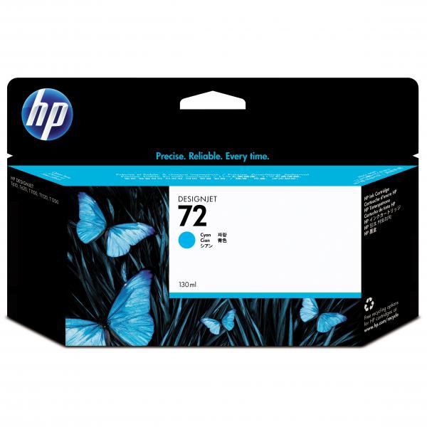 E-shop HP originál ink C9371A, HP 72, cyan, 130ml, HP Designjet T1100, T770, azurová