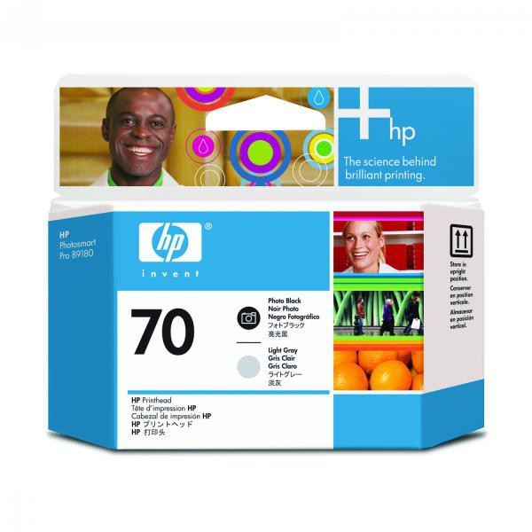 E-shop HP originál tlačová hlava C9407A, HP 70, photo black/light grey, HP Photosmart Pro B9180, Designjet Z2100, Z3100, light gray