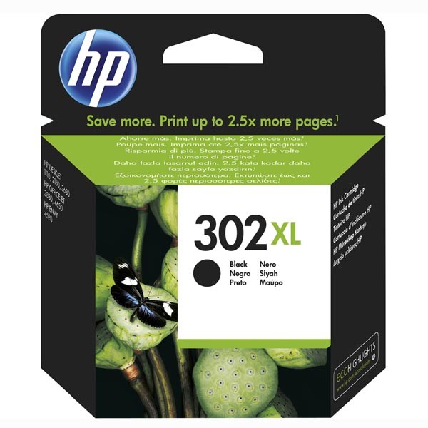 E-shop HP originál ink sada F6U68AE, HP 302XL, black, blister, 480str., 8,5ml, HP, čierna