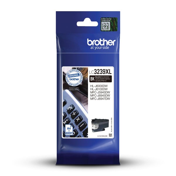 Brother originál ink LC-3239XLBK, black, 6000str., Brother MFC-J5945DW, MFC-J6945DW, MFC-J6947DW, čierna