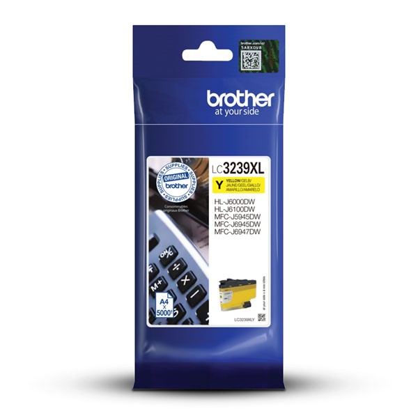 E-shop Brother originál ink LC-3239XLY, yellow, 5000str., Brother MFC-J5945DW, MFC-J6945DW, MFC-J6947DW, žltá