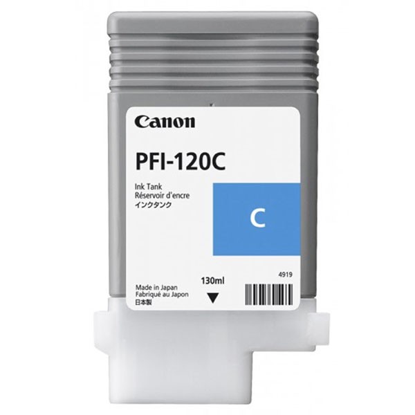 E-shop Canon originál ink PFI120C, cyan, 130ml, 2886C001, Canon TM-200, 205, 300, 305, azurová