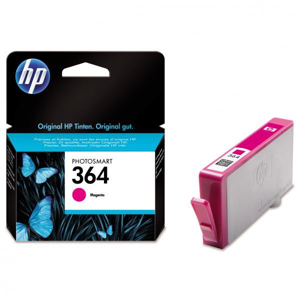 E-shop HP originál ink CB319EE, HP 364, magenta, 300str., HP Photosmart B8550, C5380, D5460, purpurová