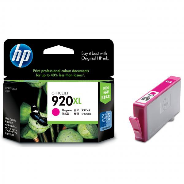 E-shop HP originál ink CD973AE, HP 920XL, magenta, 700str., HP Officejet, purpurová