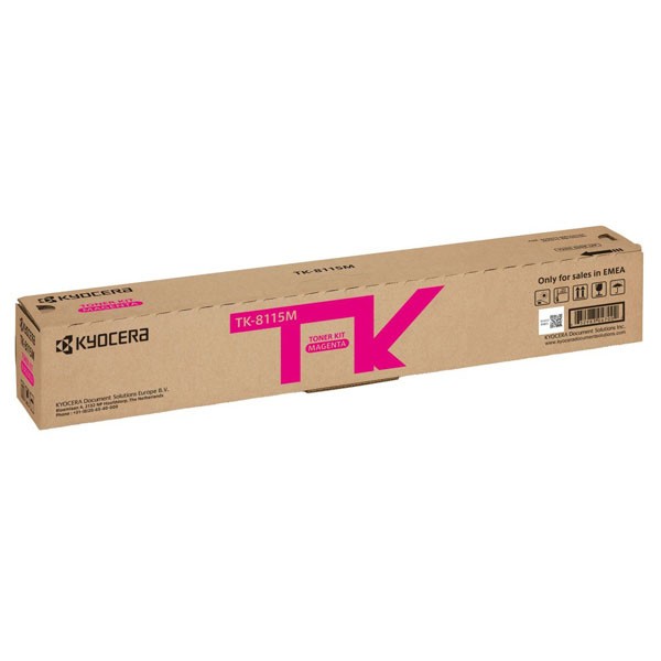 E-shop Kyocera originál toner 1T02P3BNL0, magenta, 6000str., TK-8115M, Kyocera ECOSYS M8124cidn, M8130cidn, O, purpurová