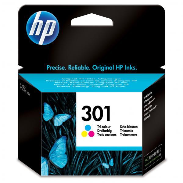 HP originál ink CH562EE, HP 301, color, blister, 165str., HP HP Deskjet 1000, 1050, 2050, 3000, 3050