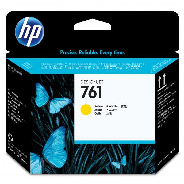 E-shop HP originál tlačová hlava CH645A, yellow, HP 761, HP DesignJet T7100, žltá