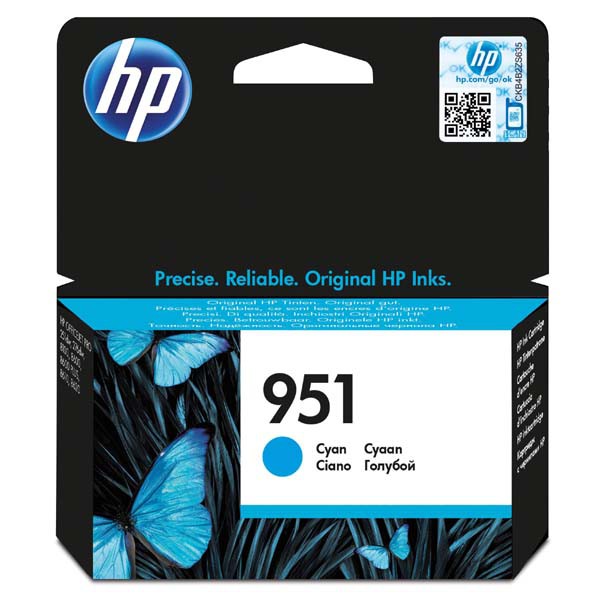 E-shop HP originál ink CN050AE, HP 951, cyan, 700str., pre HP Officejet Pro 251, 276, 8100, 8600 N911a, 8610, azurová