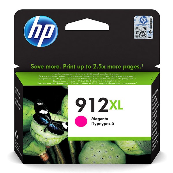 E-shop HP originál ink 3YL82AE, HP 912XL, magenta, 825str., high capacity, HP Officejet 8012, 8013, 8014, 8015 OJ Pro 8020, purpurová