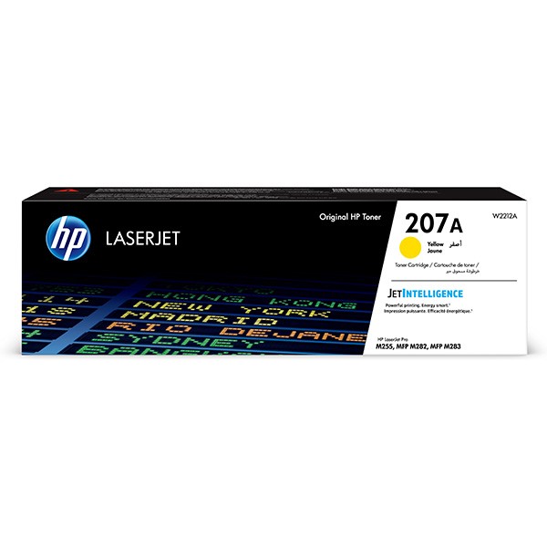 E-shop HP originál toner W2212A, yellow, 1250str., HP 207A, HP Color LaserJet Pro M255, MFP M282, M283, O, žltá