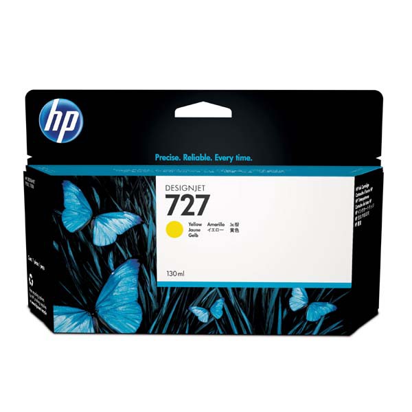 E-shop HP originál ink B3P21A, HP 727, yellow, 130ml, HP DesignJet T1500, T2500, T920, žltá