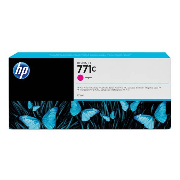 E-shop HP originál ink B6Y09A, HP 771C, magenta, 775ml, HP Designjet Z6200, Z6600, Z6800, purpurová