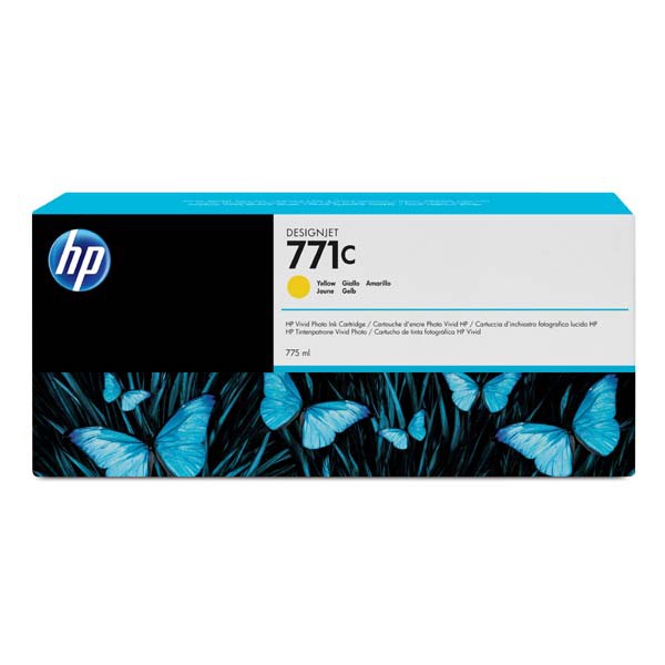 E-shop HP originál ink B6Y10A, HP 771C, yellow, 775ml, HP Designjet Z6200, Z6600, Z6800, žltá