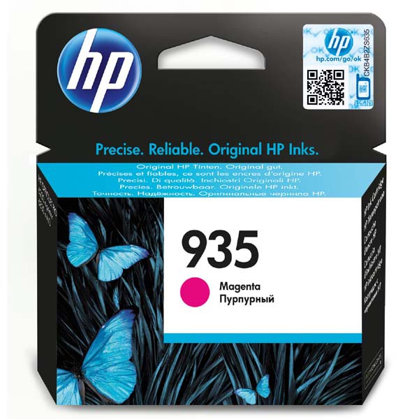 E-shop HP originál ink C2P21AE, HP 935, magenta, 400str., HP Officejet 6812,6815,Officejet Pro 6230,6830,6835, purpurová