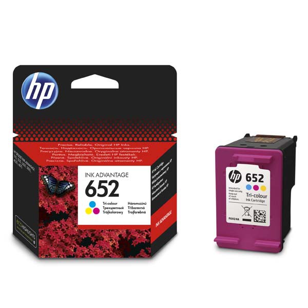 E-shop HP originál ink F6V24AE, HP 652, color, 200str., HP DeskJet IA 4530, 4535, 4675, 1115, 2135, 3635, farebná