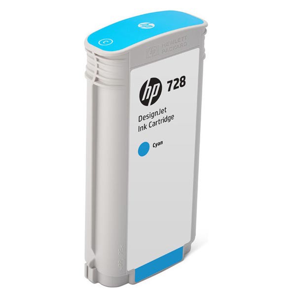 E-shop HP originál ink F9J67A, HP 728, cyan, 130ml, HP DesignJet T730, DesignJet T830, DesignJet T830 MFP, azurová