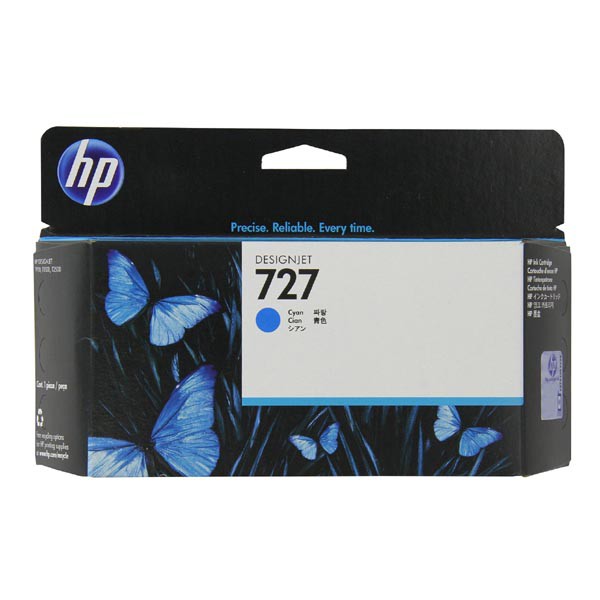 E-shop HP originál ink F9J76A, HP 727, cyan, 300ml, HP DesignJet T1530,T2530,T930,T1500,T2500,T920, azurová