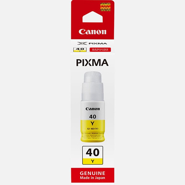 E-shop Canon originál ink 3402C001, yellow, 7700str., 70ml, GI-40 Y, Canon PIXMA G5040,G6040, žltá