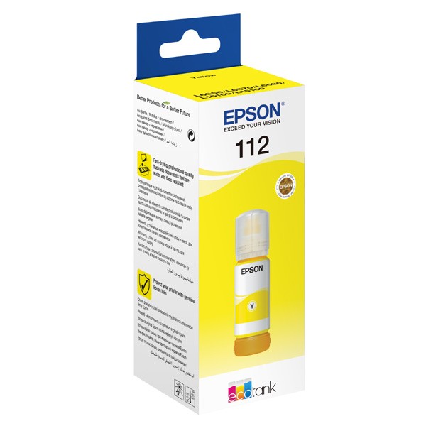 Epson originál ink C13T06C44A, yellow, 1ks, Epson L15150, L15160, žltá