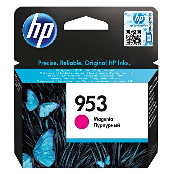 E-shop HP originál ink F6U13AE, magenta, 700str., 10ml, HP 953, HP OJ Pro 8218,8710,8720,8740, purpurová