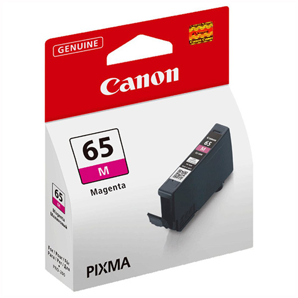 Canon originál ink CLI-65M, magenta, 12.6ml, 4217C001, Canon Pixma Pro-200, purpurová