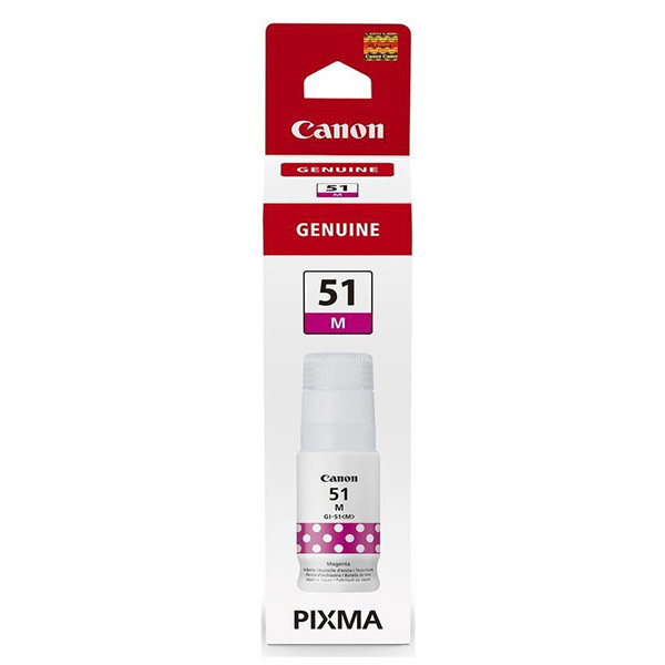 Canon originál ink 4547C001, magenta, 7700str., 70ml, GI-51 M, Canon PIXMA G1520, G1560, G2520, G2560, G3520, G3560, purpurová