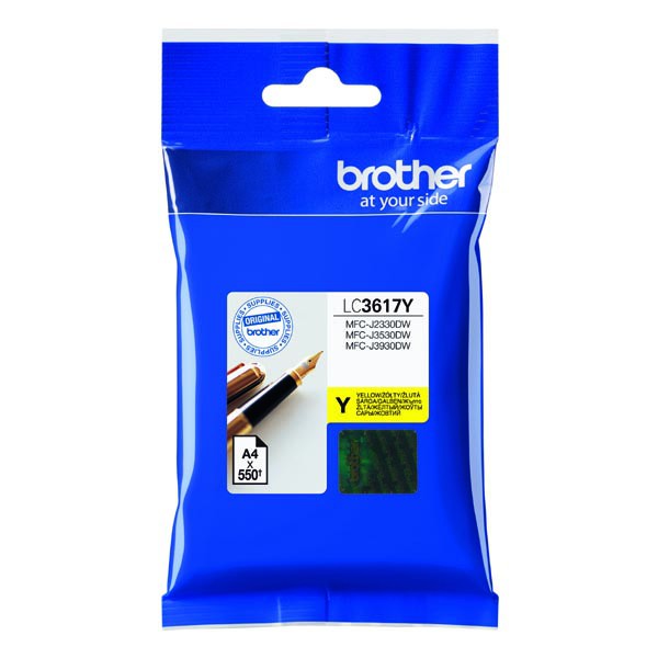 E-shop Brother originál ink LC-3617Y, yellow, 550str., Brother MFCJ2330, 3530, 3930, žltá