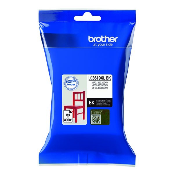 E-shop Brother originál ink LC-3619XLBK, black, 3000str., 60ml, Brother MFCJ2330, 3530, 3930, čierna