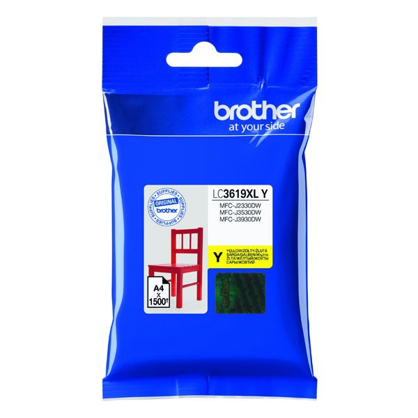 E-shop Brother originál ink LC-3619XLY, yellow, 1500str., Brother MFCJ2330, 3530, 3930, žltá