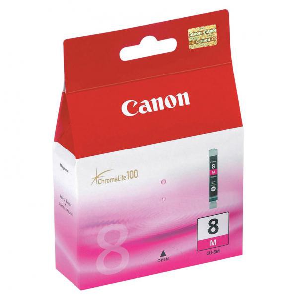 E-shop Canon originál ink CLI8M, magenta, 490str., 13ml, 0622B001, Canon iP4200, iP5200, iP5200R, MP500, MP800, purpurová