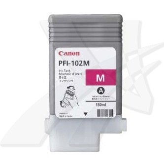 E-shop Canon originál ink PFI102M, magenta, 130ml, 0897B001, Canon iPF-500, 600, 700, purpurová