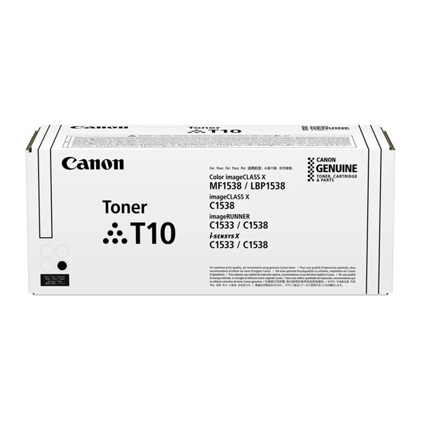 Canon originál toner T10, black, 13000str., 4566C001, high capacity, Canon iR-C1533iF, C1538iF, O, čierna