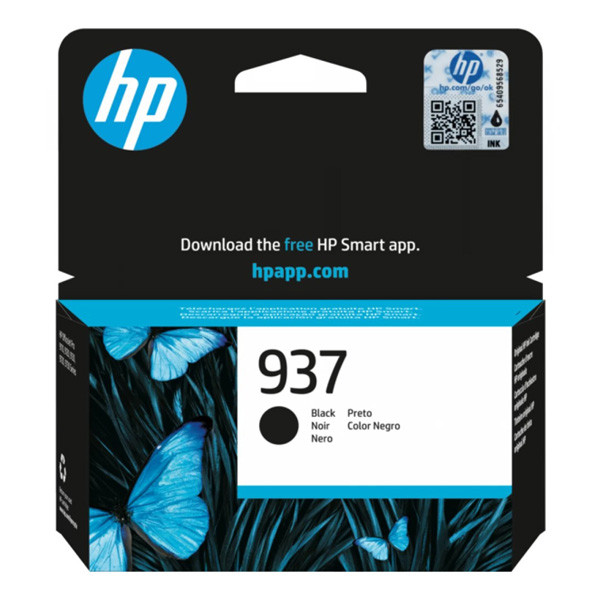 E-shop HP originál ink 4S6W5NE#CE1, HP 937, black, 1250str., HP HP OfficeJet Pro 9110b, 9120b, 9130b, čierna
