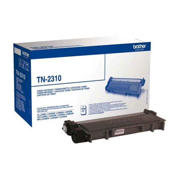 E-shop Brother originál toner TN2310, black, 1200str., Brother HL-L23xx, DCP-L25xx, MFC-L27xx, O, čierna