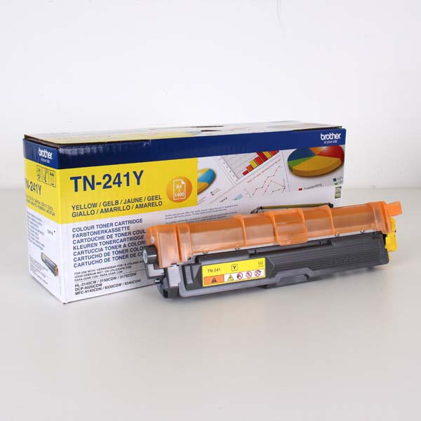 E-shop Brother originál toner TN241Y, yellow, 1400str., Brother HL-3140CW, 3170CW, O, žltá