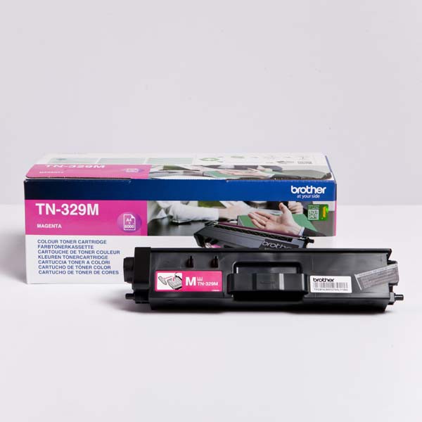 E-shop Brother originál toner TN-329M, magenta, 6000str., Brother HL-L8350CDW,HL-L9200CDWT, O, purpurová